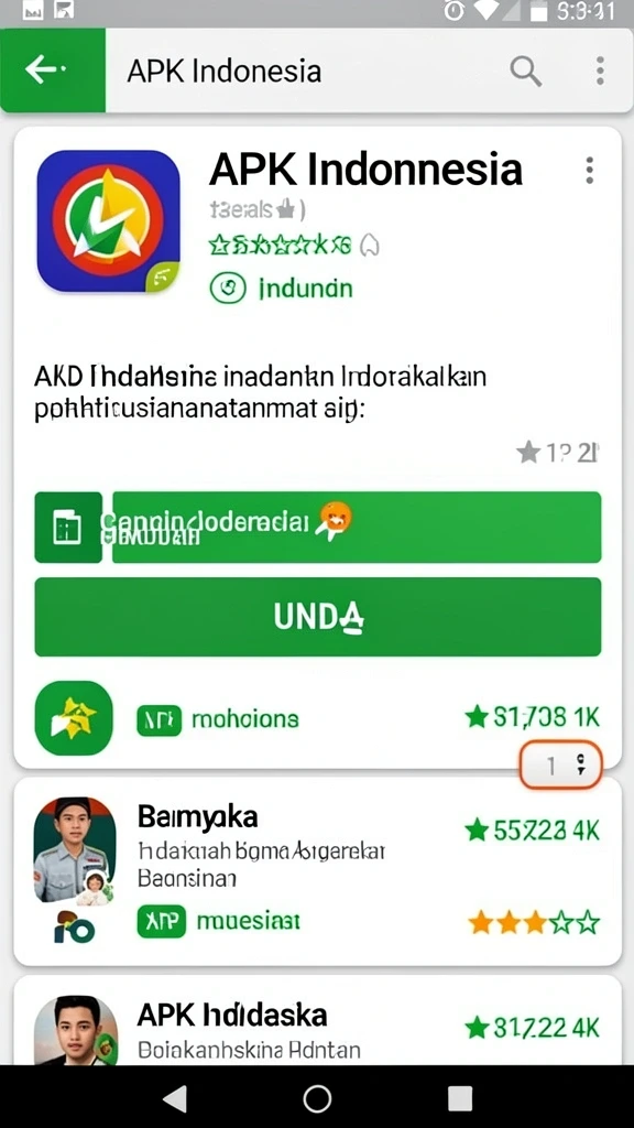 Tampilan antarmuka yang user-friendly.