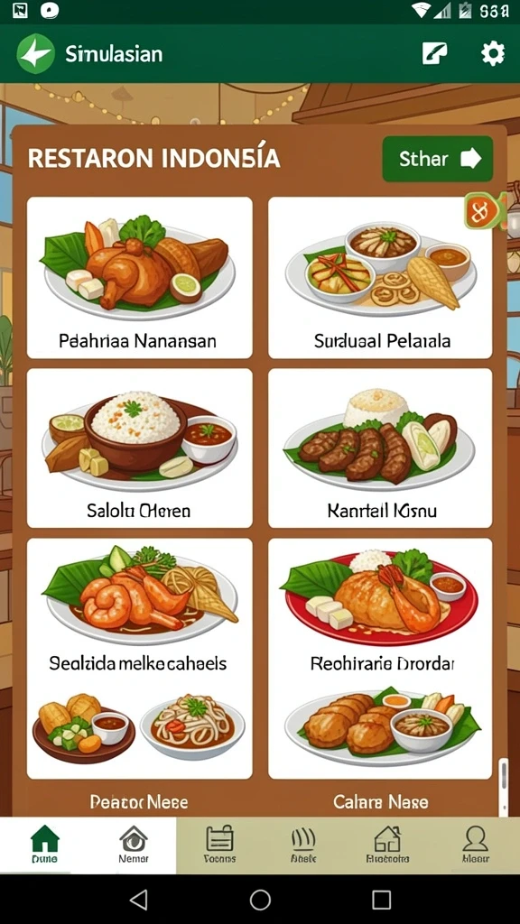 Tampilan antarmuka yang sederhana dan mudah digunakan.