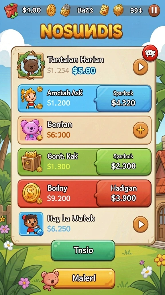Fitur leaderboard yang kompetitif dan menyenangkan.