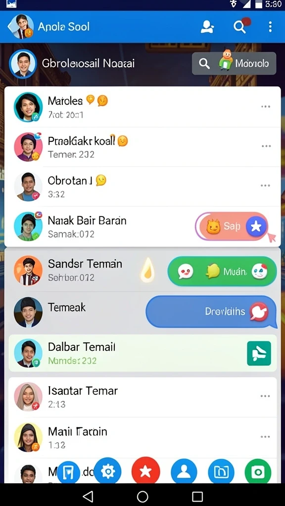 Tampilan antarmuka yang menarik dan modern.