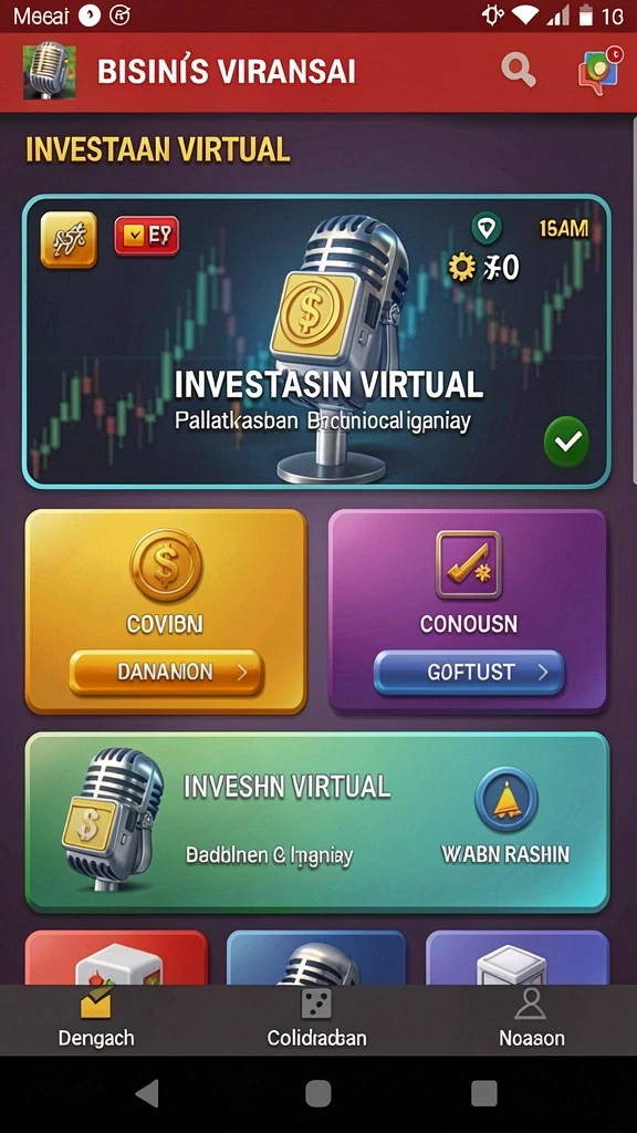 Tampilan permainan slot yang memukau dan berwarna-warni.