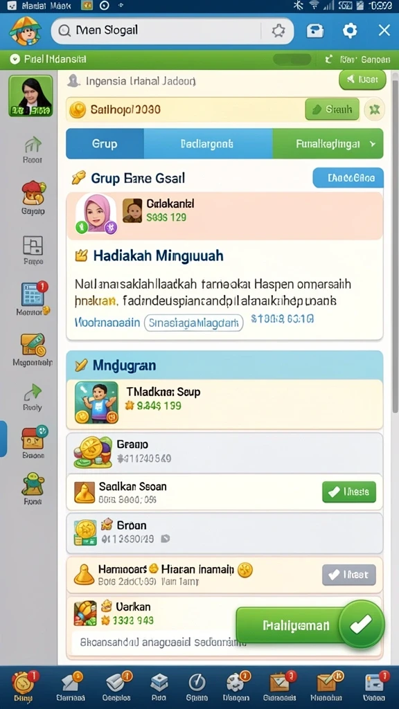 Pengalaman bermain yang seru dan interaktif.