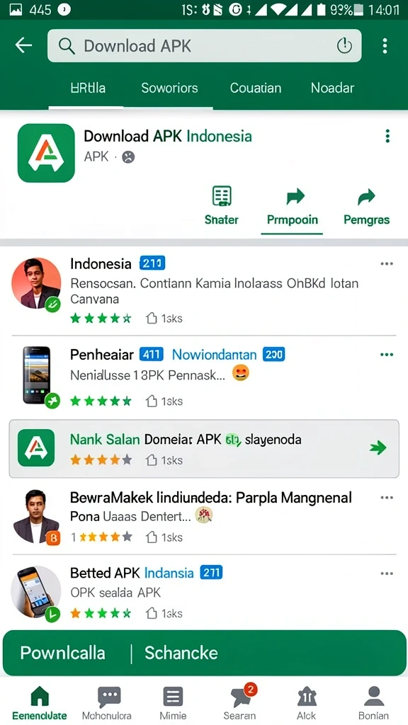 Tampilan antarmuka yang bersih dan mudah dinavigasi.