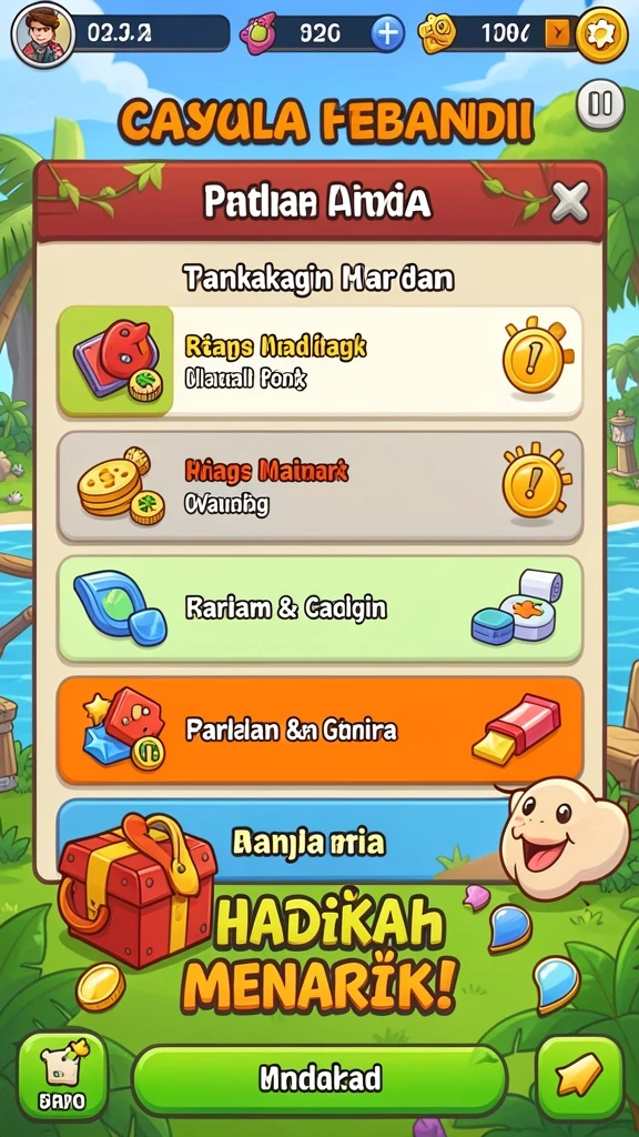 Fitur bonus menarik untuk meningkatkan kemenangan.