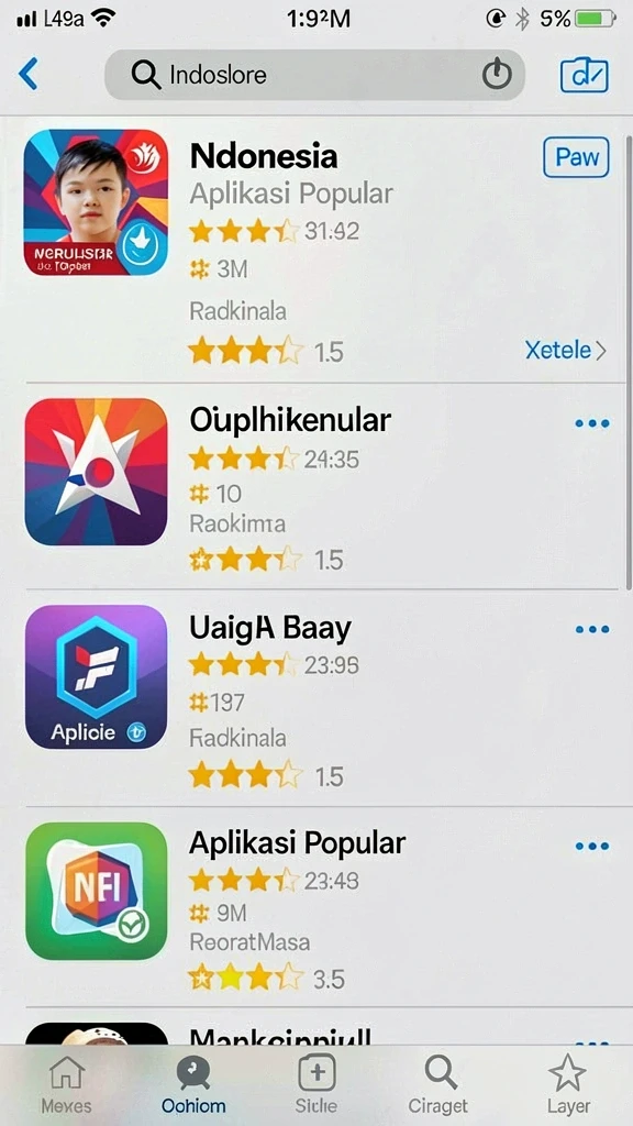 Tampilan antarmuka yang intuitif dan menarik.