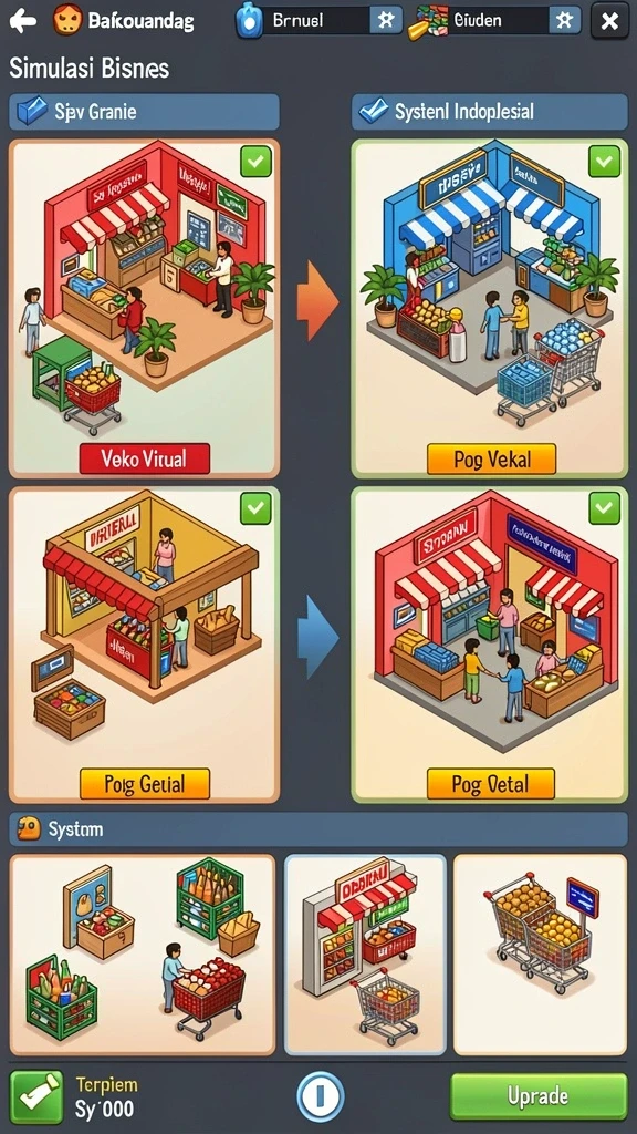 Screenshot menunjukkan antarmuka utama aplikasi yang menarik.