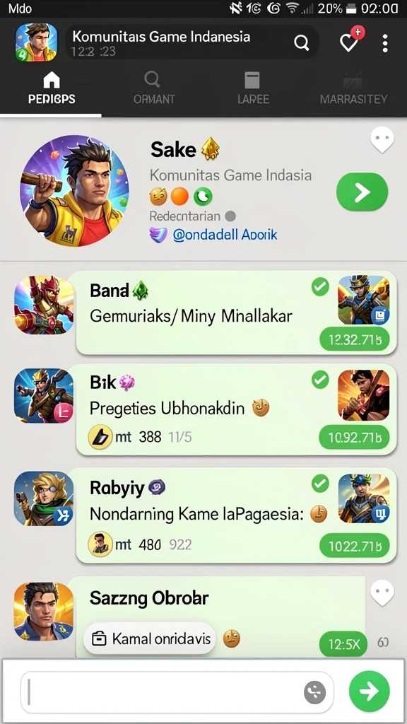 Banyak pilihan tema yang tersedia untuk dimainkan.