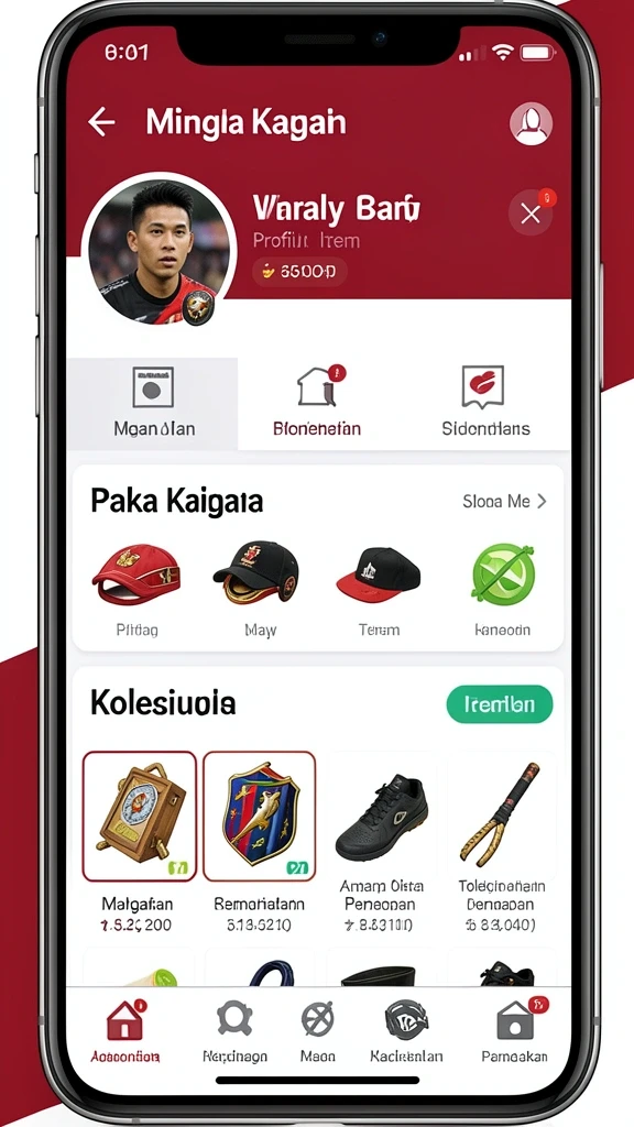 Halaman bonus dengan penawaran menarik bagi pengguna.