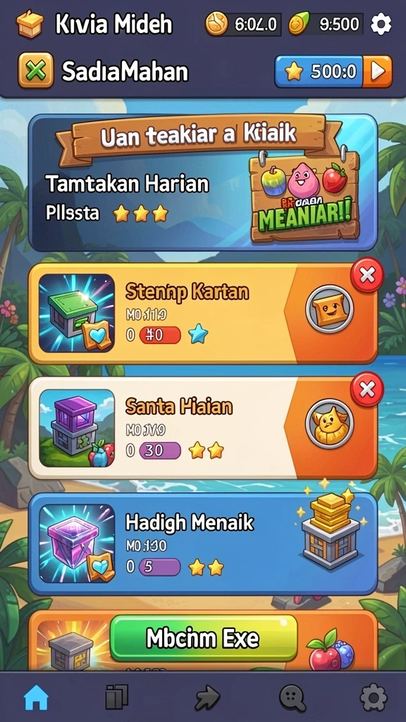 Tampilan antarmuka yang menarik dan mudah digunakan.