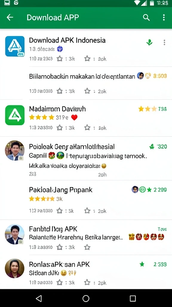 Tampilan interaktif karakter yang menawan.