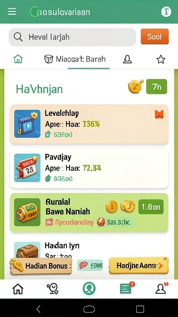 Tampilan antarmuka yang modern dan menarik.