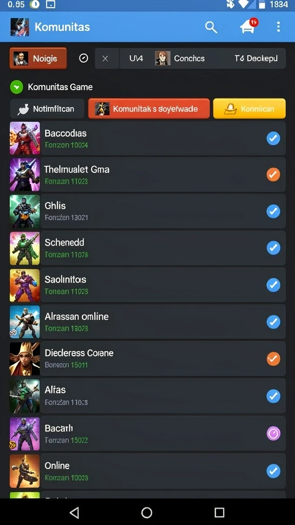Screenshot menunjukkan karakter utama dalam aksi pertempuran.