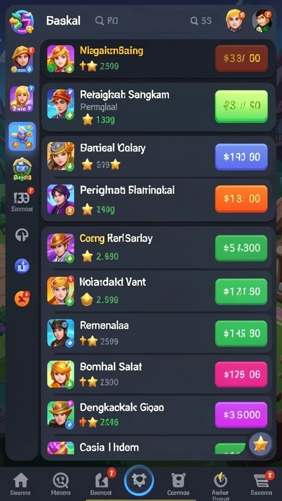Beragam tema permainan slot yang menghibur.
