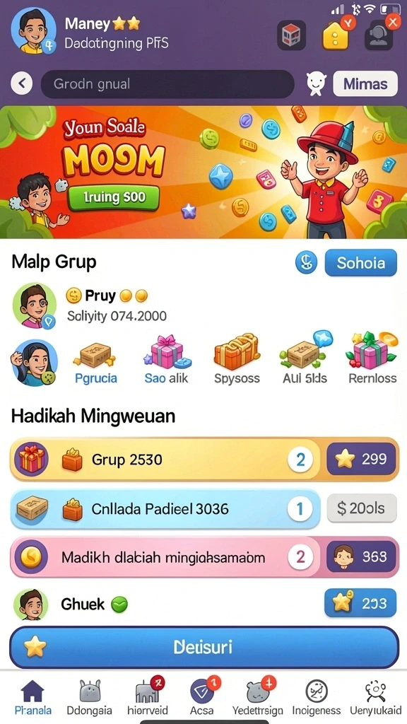 Tampilan antarmuka yang menarik dan mudah dinavigasi.