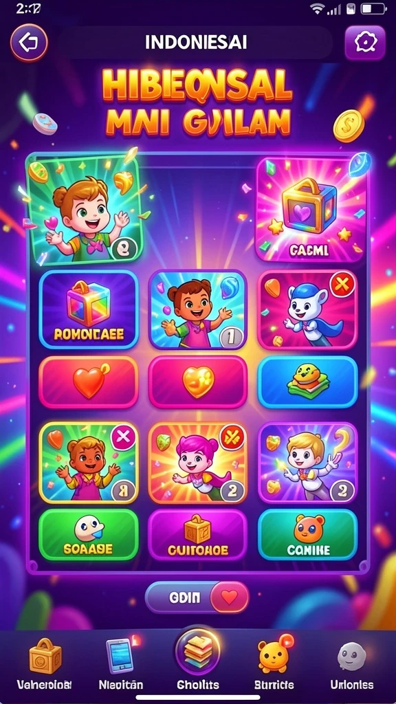 Fitur bonus yang menggiurkan ditampilkan dengan jelas.