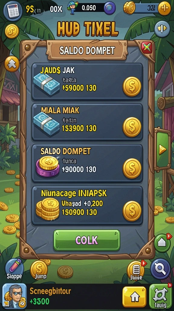 Tampilan menu utama yang menarik dan mudah dinavigasi.