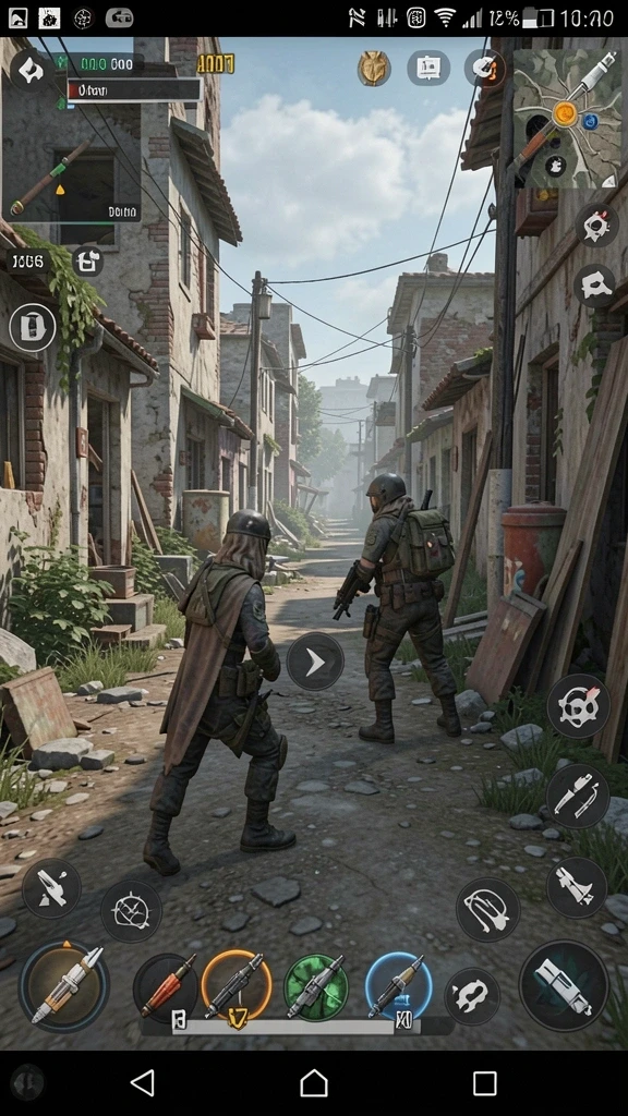 Gambaran aksi pertarungan seru di RPGAME yang dinamis.