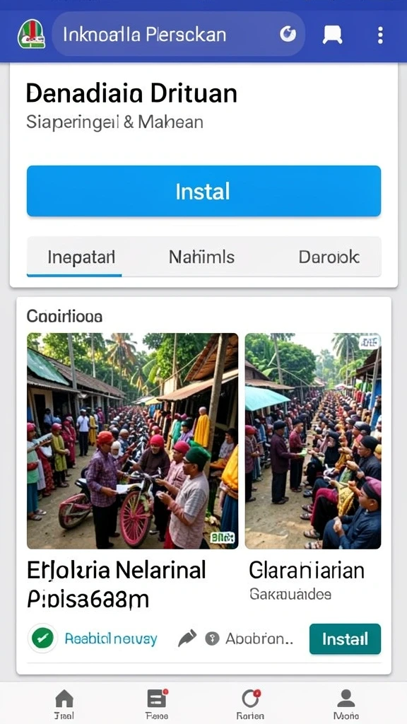 Antarmuka yang mudah digunakan untuk semua pemain.