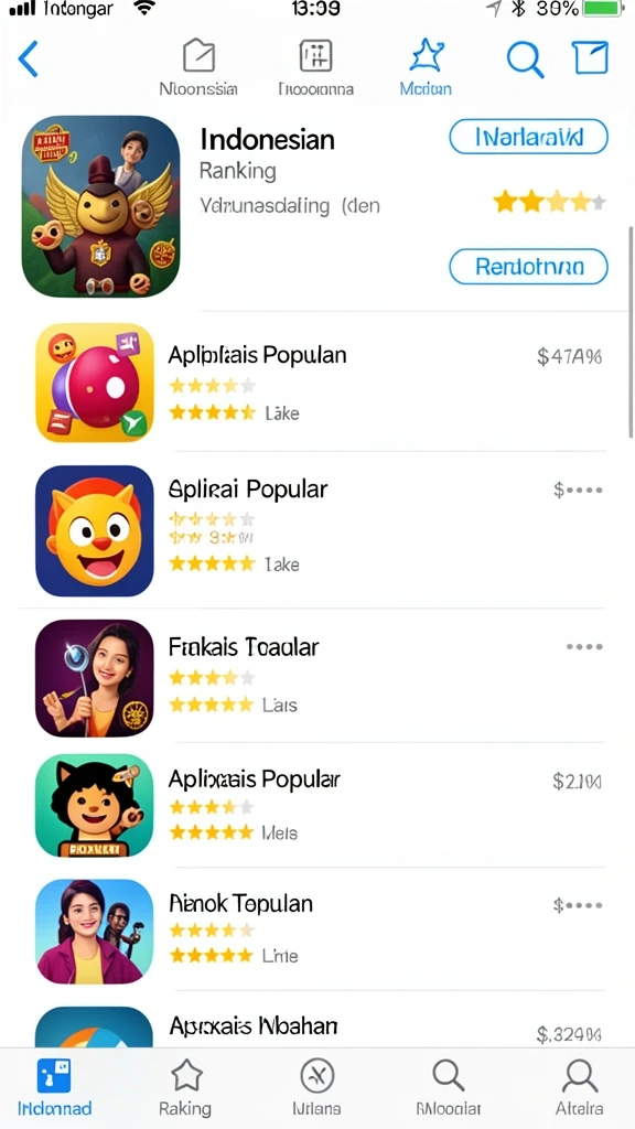 Tampilan grafis yang memukau dan interaktif.