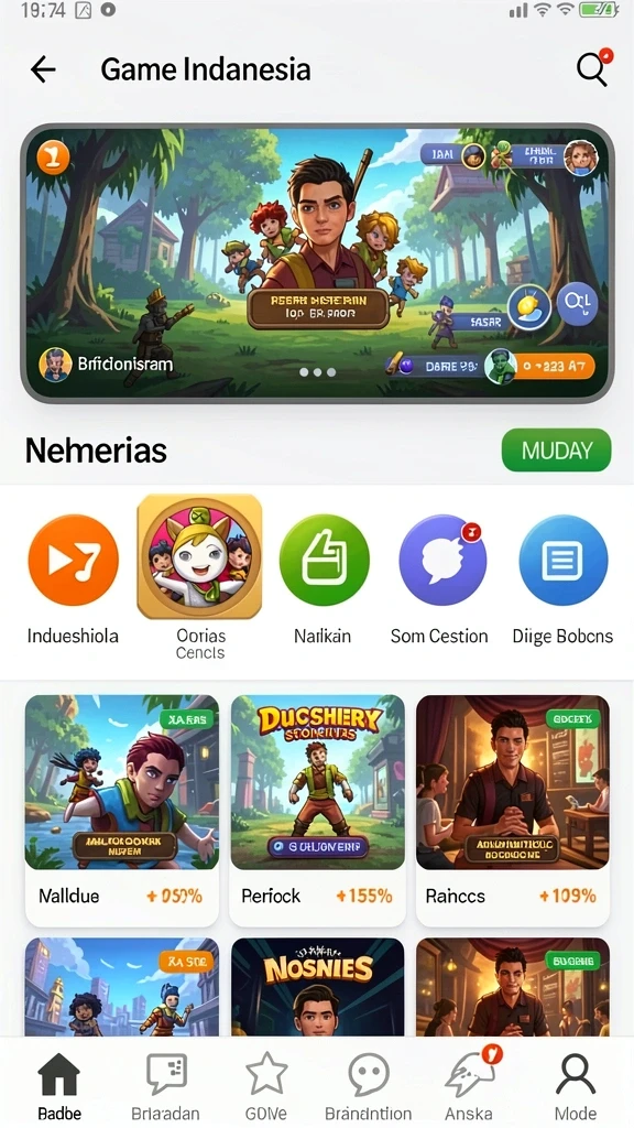 Tampilan antarmuka yang menarik dan mudah digunakan.