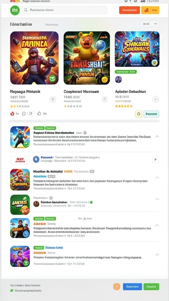 Tampilan antarmuka yang ramah pengguna dan menarik.